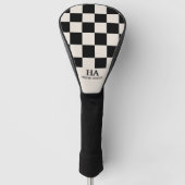 Ästhetisch überprüfte Retro-Mit Monogramm Initiale Golf Headcover (Vorderseite)