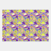 Ästhetisch Y2K Trippy Psychedelic Ungewöhnlich Geschenkpapier Set (Vorderseite 3)