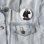 "Ästhetische Anime-Straßenbekleidung Grafik Kunst" Button (Beispiel)