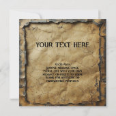 Ästhetische, anpassbare Vorlage für das Urpapier (Rückseite)