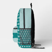 Ästhetische Aquamarine Farbe - Beste Anfangsbezeic Bedruckter Rucksack (Rechts)