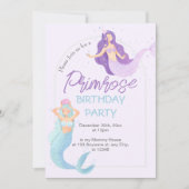 Ästhetische Aquarellfarbe Farbe Farbe Farbe Geburt Einladung (Vorderseite)