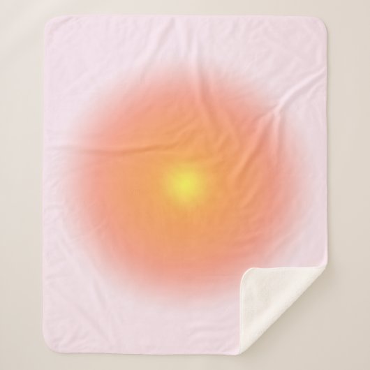 Ästhetische Aura Gradient Color  Sherpadecke (Vorderseite)