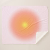 Ästhetische Aura Gradient Color  Sherpadecke (Vorderseite (Horizontal))