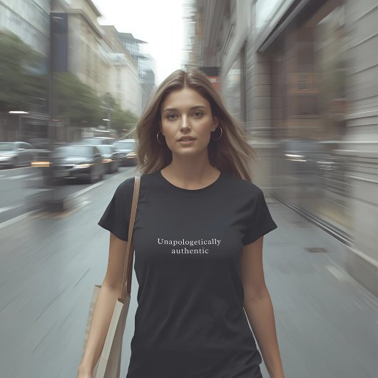 ästhetische Ausstattung Zitat Unapologetisch authe T-Shirt