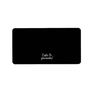 Ästhetische benutzerdefinierte Karte Adressaufkleber