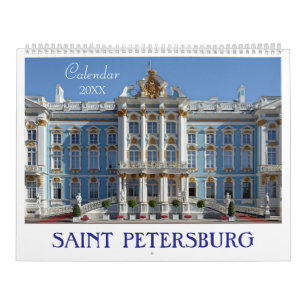 Ästhetische Bildarchitektur von Sankt Petersburg Kalender