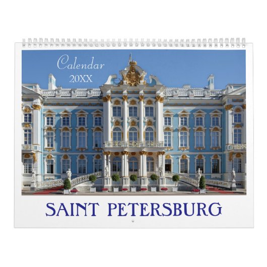 Ästhetische Bildarchitektur von Sankt Petersburg Kalender (Titelbild)
