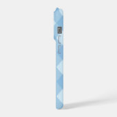 Ästhetische blaue Handyhülle iPhone Hülle (Linke Seite)