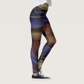 Ästhetische Blicke in Bewegung - Farb-Wave-Pastel Leggings (Rechts)