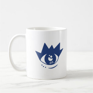 Ästhetische Blue Eye Kaffee Tasse