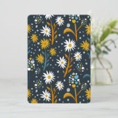 Ästhetische Blume Einladung (Stehend Vorderseite)