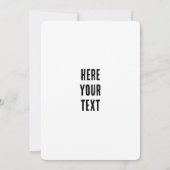 Ästhetische Blume Einladung (Rückseite)