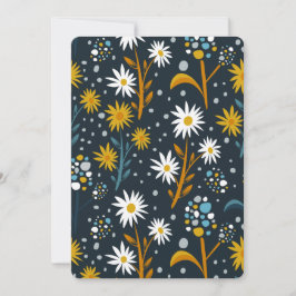 Ästhetische Blume Einladung