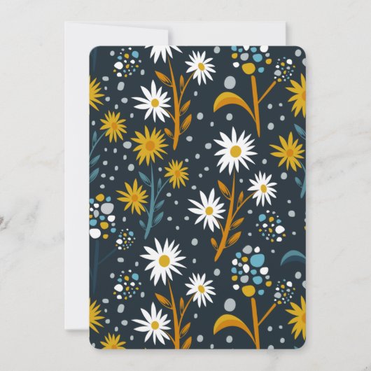 Ästhetische Blume Einladung (Vorderseite)