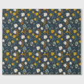 Ästhetische Blume Geschenkpapier (Flach)