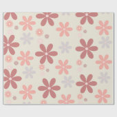 ästhetische Blume Geschenkpapier (Flach)