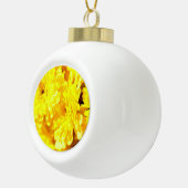 Ästhetische Blume Keramik Kugel-Ornament (Rechts)