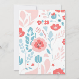 Ästhetische Blume Kunst Einladung