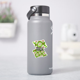 Ästhetische Blume Muster Aufkleber