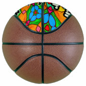 Ästhetische Blume Muster Basketball (Rechts)