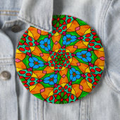 Ästhetische Blume Muster Button (Beispiel)