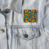 Ästhetische Blume Muster Button (Beispiel)