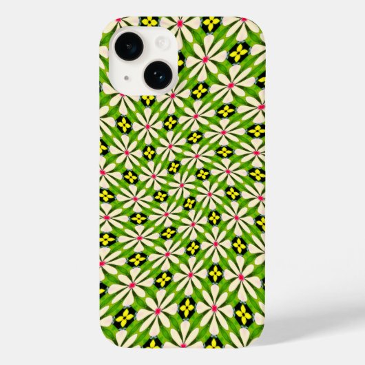Ästhetische Blume Muster Case-Mate iPhone Hülle (Rückseite)