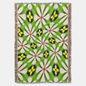 Ästhetische Blume Muster Decke (Vorderseite Vertikal)