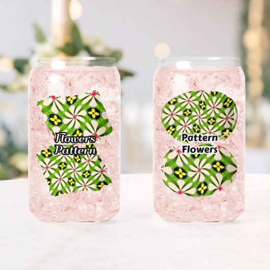 Ästhetische Blume Muster Dosenglas (Insitu (Hochzeit))