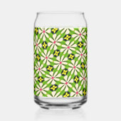 Ästhetische Blume Muster Dosenglas (Links)