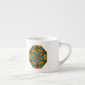 Ästhetische Blume Muster Espressotasse (Rechts)