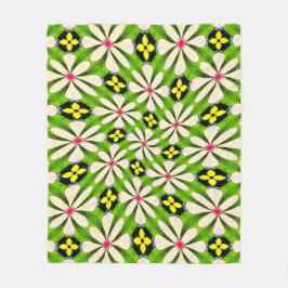 Ästhetische Blume Muster Fleecedecke