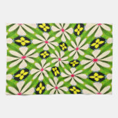 Ästhetische Blume Muster Geschirrtuch (Horizontal)