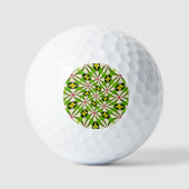 Ästhetische Blume Muster Golfball (Vorderseite)