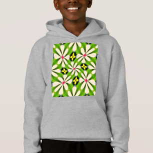 Ästhetische Blume Muster Hoodie