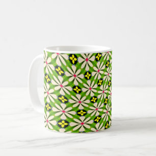 Ästhetische Blume Muster Kaffeetasse