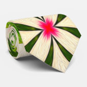 Ästhetische Blume Muster Krawatte (Gerollt)