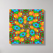 Ästhetische Blume Muster Leinwanddruck (Vorderseite)