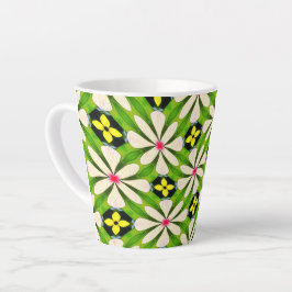 Ästhetische Blume Muster Milchtasse