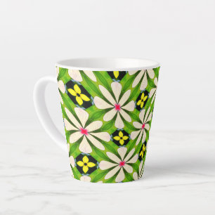 Ästhetische Blume Muster Milchtasse