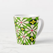 Ästhetische Blume Muster Milchtasse (Rechte Ecke)