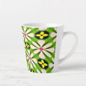 Ästhetische Blume Muster Milchtasse (Rechts)