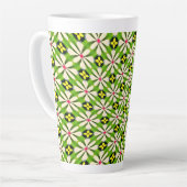 Ästhetische Blume Muster Milchtasse (Linke Ecke)