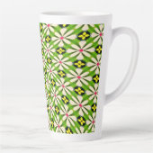 Ästhetische Blume Muster Milchtasse (Rechts)