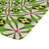 Ästhetische Blume Muster Schneidebrett (Ecke)