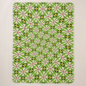 Ästhetische Blume Muster Sherpadecke (Vorderseite)
