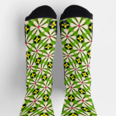 Ästhetische Blume Muster Socken (Oben)