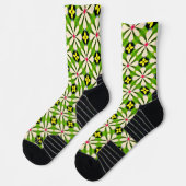 Ästhetische Blume Muster Socken (Links)