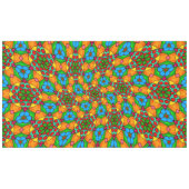 Ästhetische Blume Muster Tischdecke (Vorderseite (Horizontal))